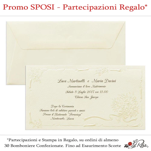 Partecipazione - Promo Sposi 2019