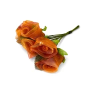 Ultimi 12 pezzi -  Mazzetti di Roselline Arancioni