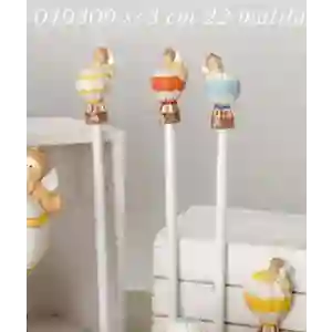 ULTIMI 10 Matita con Angioletti e mongolfiera 22 cm PREZZO PER TUTTI