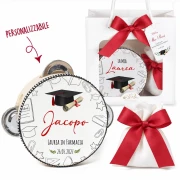 Bomboniere Tamburelli Tocco Laurea Personalizzati
