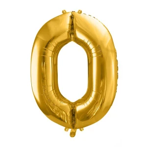 Palloncino Numero 0 Oro
