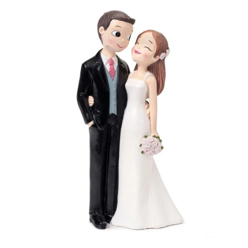 Cake Topper Matrimonio sposi innamorati simpatici