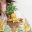 Torta Bomboniere da 35 Fette con Animaletti della giungla