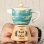 Bomboniere Linea Lisbona 2027 Zuccheriera Moka decorata personalizzabile