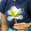 Fiore Calla con racchette Portaconfetti per Segnaposto