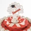 Torte Bomboniere Laurea 20 fette con Coccinelle