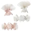 Bomboniere 2027 Linea Plumes Sacchettini portaconfetti con tulle e glitter