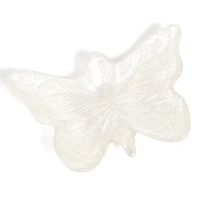 Bomboniera Ciotola farfalla in vetro bianco perla - Alta Qualità