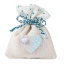 Sacchettino Portaconfetti celeste con cuore in Offerta