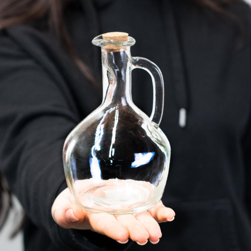 Bottiglia oliera olio economica con tappo di sughero 400 ml