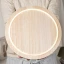 Base LED Rotonda in Legno per Centrotavola e allestimenti
