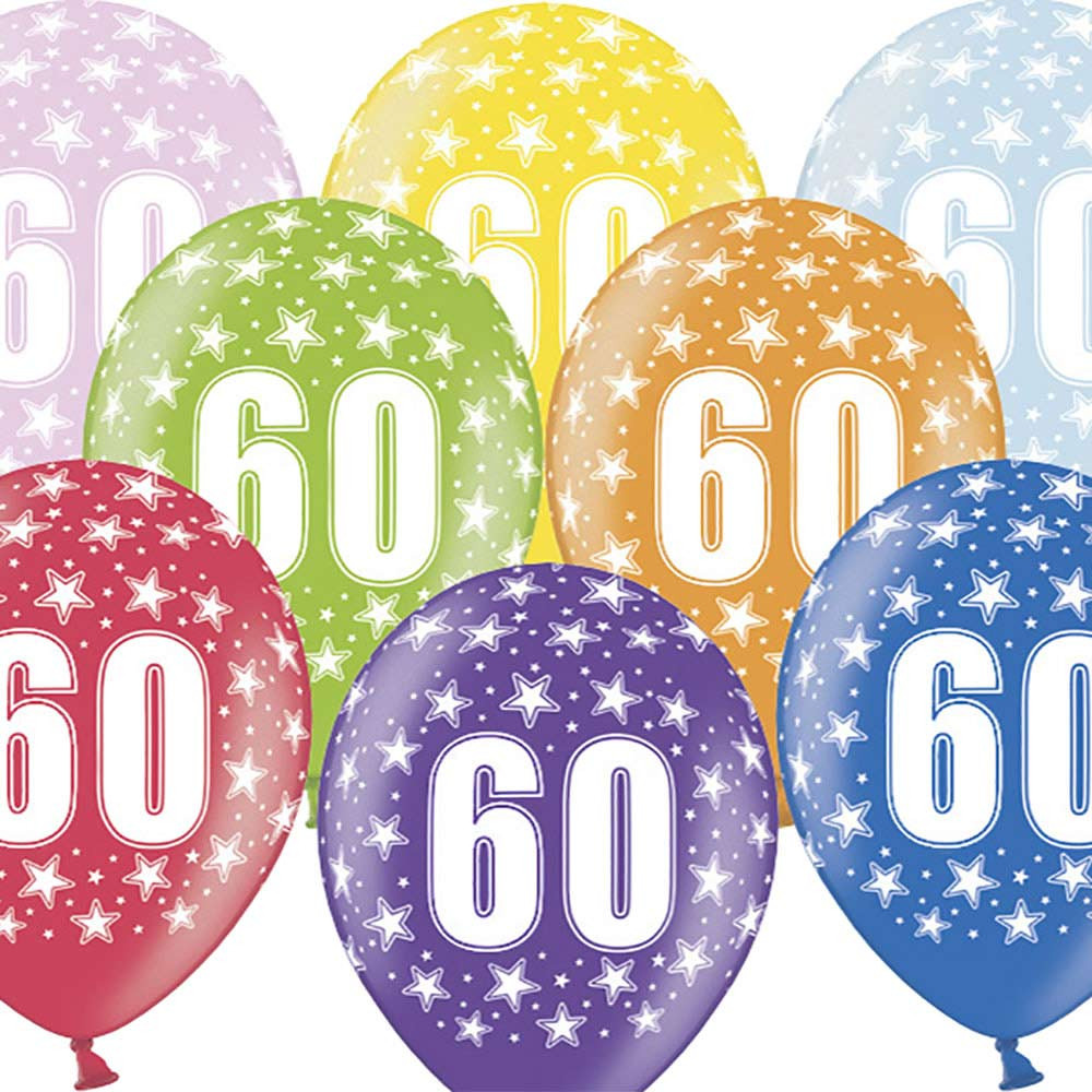 Palloncini 60 Anni Compleanno, Decorazioni 60 anni Compleanno