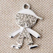 ciondolo bambino strass