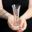 Bomboniera economica vaso in vetro con disegno rosa Stock 2027
