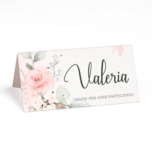 Segnaposto Personalizzabili Tema Rose