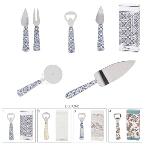 Bomboniere utensili da cucina apribottiglie tagliapizza paletta ecc