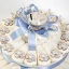 Torta Bomboniere Tartarughe argento con 43 fette