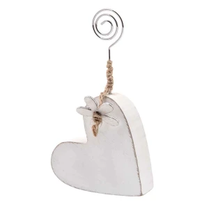 bomboniere shabby chic cuore con clip