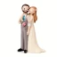 Cake Topper Matrimonio sposi innamorati