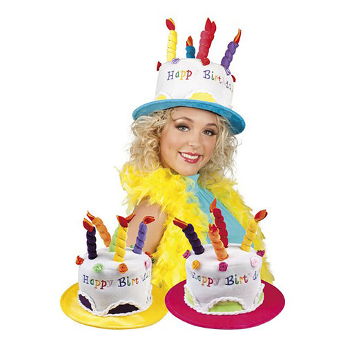 cappello torta di compleanno per foto simpatiche