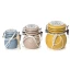 ⚡OFFERTISSIMA Bomboniere Barattolino Linea Casa in Ceramica Colorata