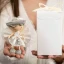 Bomboniere Offerta Stock Statuette Bimba con vestiti glitterati