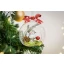 Idea Regalo Natale - Sfera palla di natale in vetro soffiato e angioletto