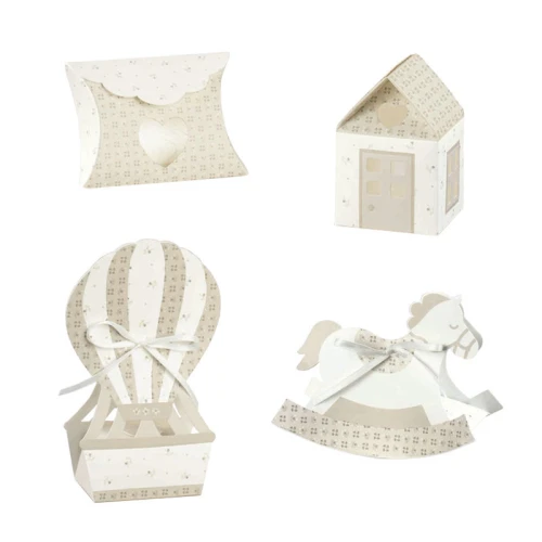 scatoline beige portaconfetti shabby chic