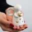 Bomboniere Originali Angelo in ceramica con LED