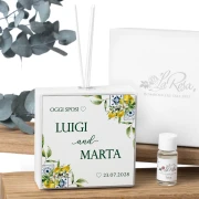 Bomboniere 2026 Tema Limoni Profumatore a LED Personalizzabile