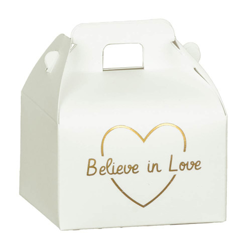 Scatoline Portaconfetti per matrimonio e anniversario "believe in love"