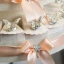 Torta Bomboniere salmone con Farfalle decorate da 35 fette