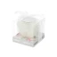 Candele HERVIT bianche a forma di rosa