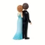 Cake Topper 25° Anniversario di Matrimonio Sposi innamorati