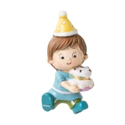 Bomboniere Battesimo e compleanno calamita bambino con torta