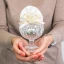 Bomboniere Nozze Oro Coppa in vetro e argento 50 anni matrimonio