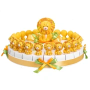 Idea Torta Bomboniere per maschio con Leoni