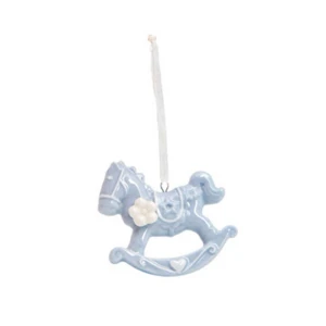 Ultimi 32 pezzi Bomboniere Battesimo Bimbo ciondolo Cavallino