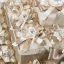 Mega Torta di Bomboniere per Comunione Femmina con 27 cuscini ballerine beige