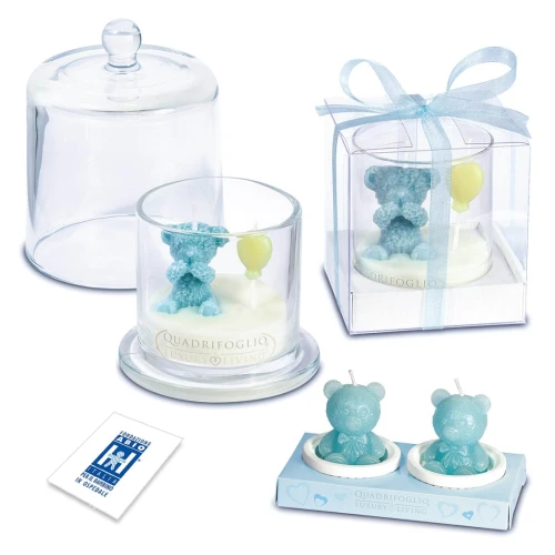 Bomboniere Solidali Quadrifoglio Linea Fiaba Battesimo e Nascita Maschio 2026