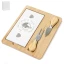 Bomboniere SET Tagliere per Formaggio bamboo e ceramica