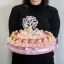 Torta Bomboniere per battesimo nascita Bimba 20 Fette