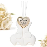 Profumatore Elefanti con Cuore in ceramica Personalizzabile