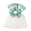 ULTIMI PEZZI 18 Sacchettini bianchi con dettagli tiffany e fiocco con cuoricino gessetto 10x12 cm PREZZO PER TUTTI