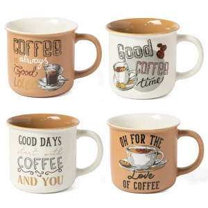 Bomboniere originali 2026 Tazza mug con frasi d'amore su caffè