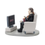 Cake Topper Sposi che guardano serie tv e film netflix