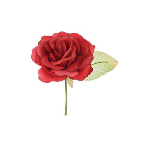 Rose in tessuto per Bomboniere fai da te 6x13 cm