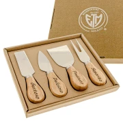 ⚡ OFFERTISSIMA Bomboniere Utili Set Coltellini da Formaggio Standard con Testo