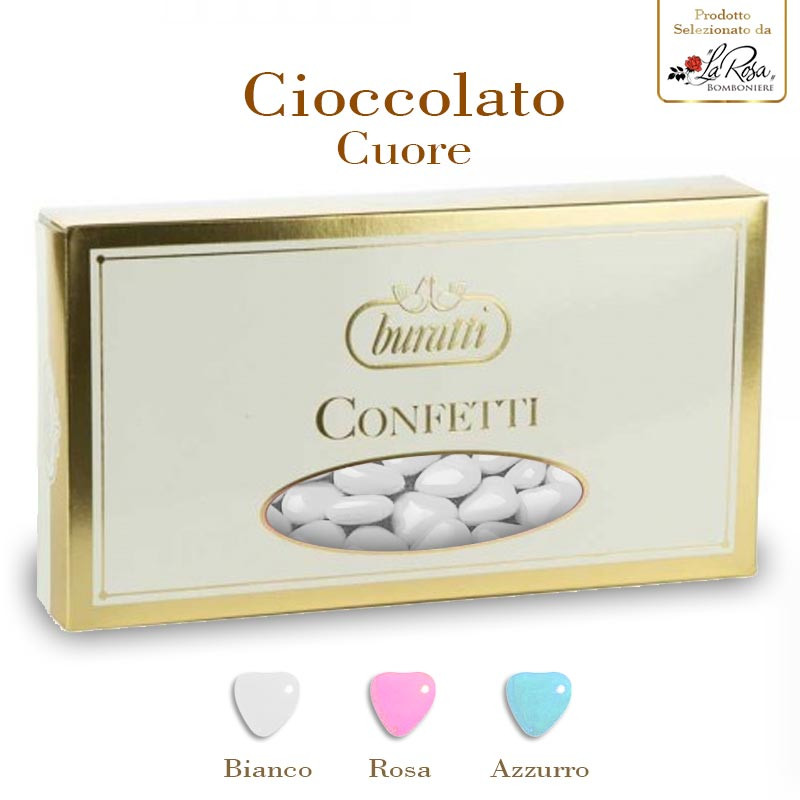 Confetti Cioccolato Cuore Buratti 1kg Online Per