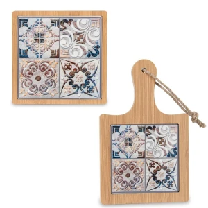 Bomboniere Sottopentola e Tagliere con maioliche in OFFERTISSIMA